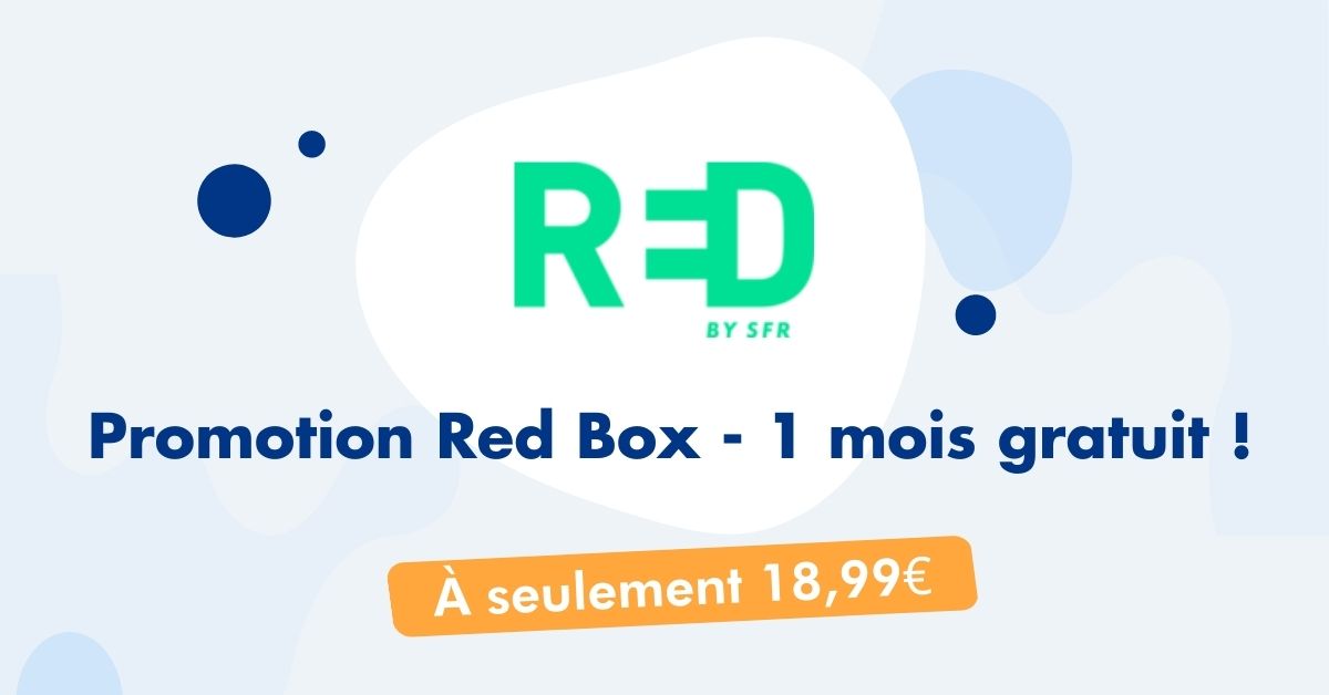 RED by SFR : 1 mois gratuit RED Box
