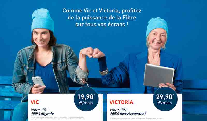 Forfaits Vic (dualplay) et Victoria (tripleplay) de Videofutur
