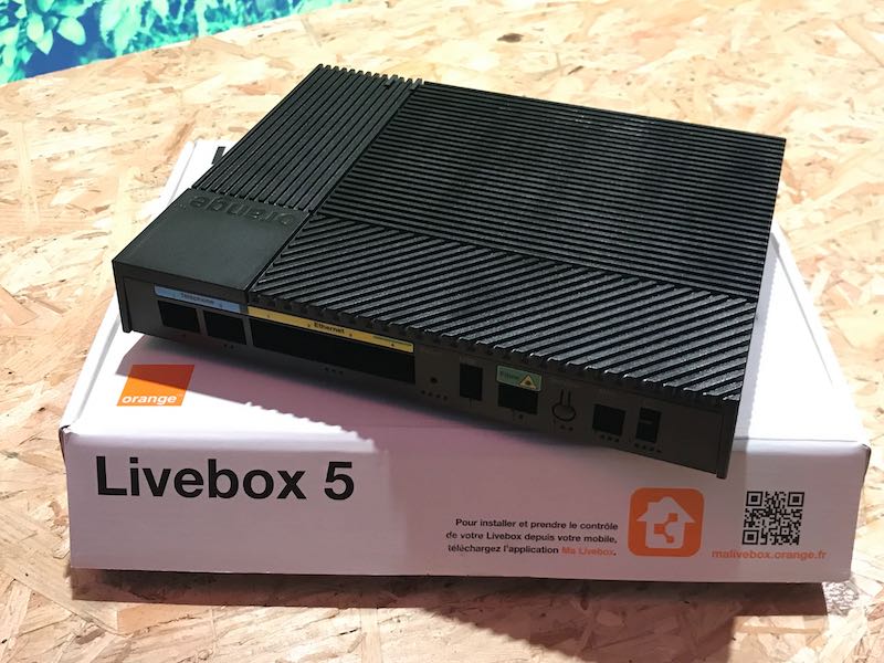 Arrière de la Livebox 5