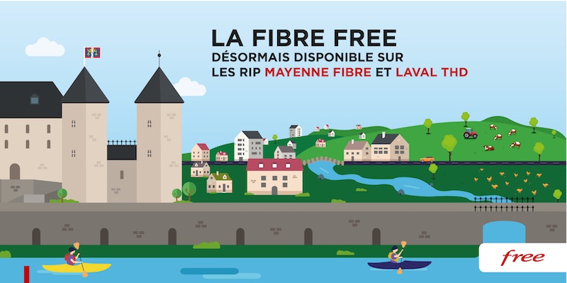 Freebox Fibre en Mayenne