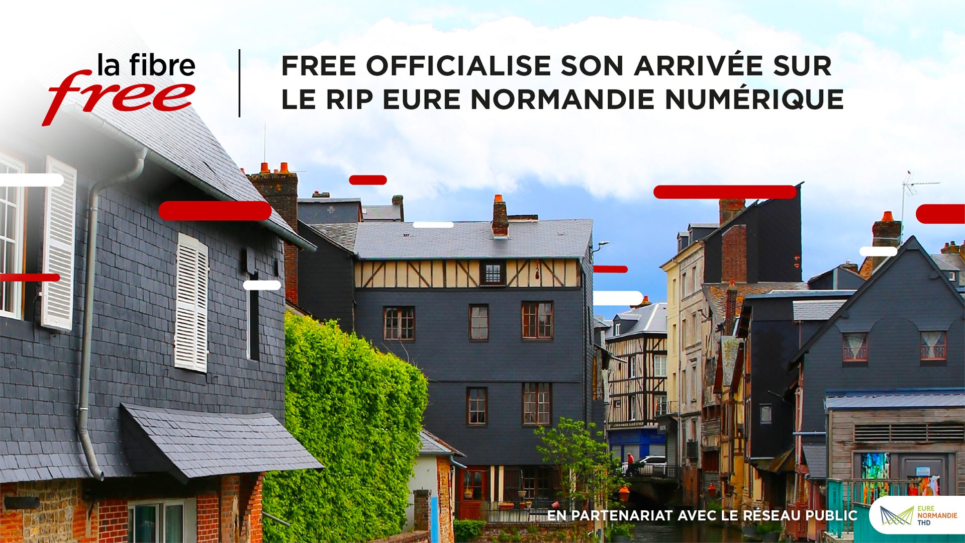 Freebox Fibre sur le réseau FTTH Eure Normandie exploité par Axione