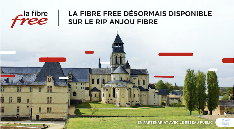 Freebox Fibre sur le réseau FTTH Anjou Fibre