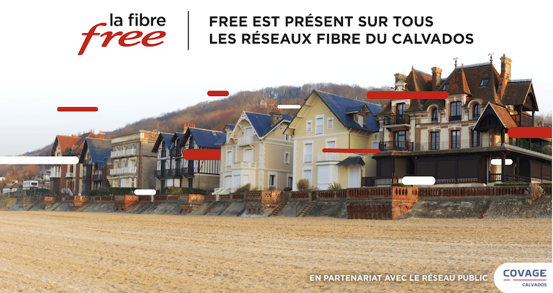 Freebox Fibre sur les réseaux FTTH Covage Fibre Calvados et Coeur Fibre exploité par Covage