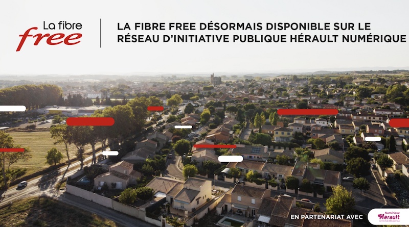 Freebox Fibre sur le réseau FTTH de Hérault Numérique