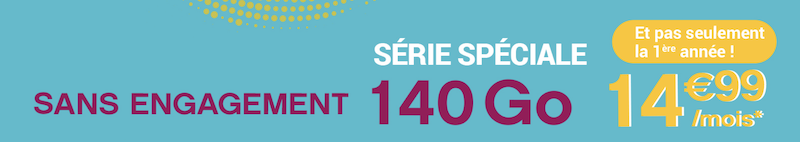 Coriolis Série Limitée Brio 140Go à 14,99€/mois