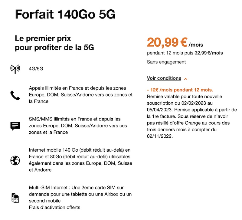 Profitez de l'Airbox 4G/5G Orange sans engagement