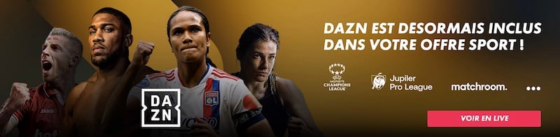 DAZN sur le service Canal