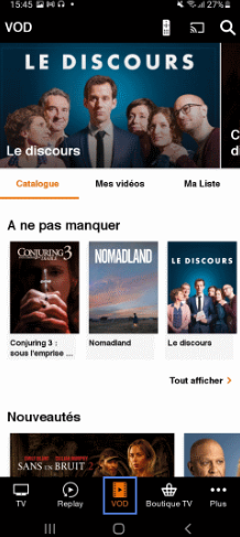 VOD Orange app