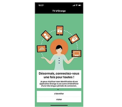 Appli TV Orange