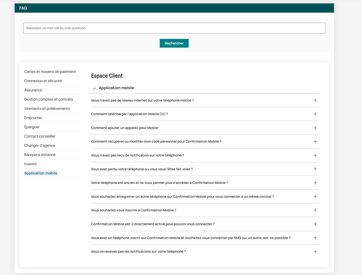 CIC FAQ