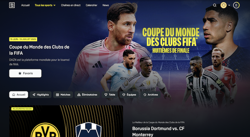 Programmes DAZN