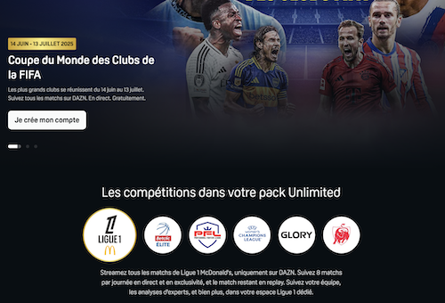 Plateforme DAZN