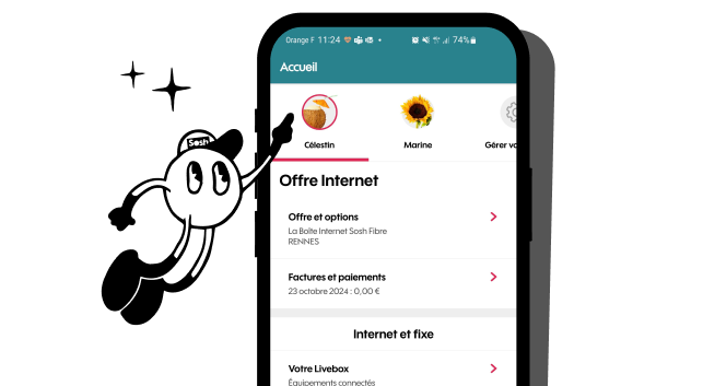 Espace client My Sosh