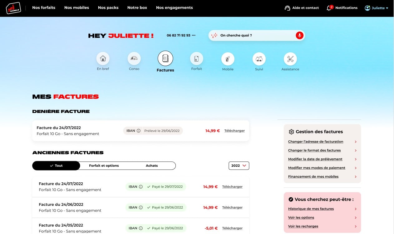 espace client nrj mobile