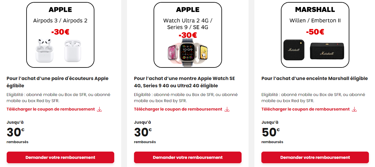 ODR SFR accessoires