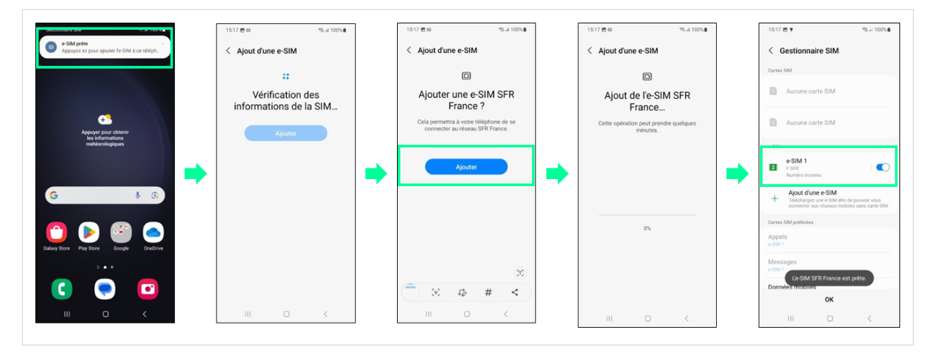 activation esim red samsung