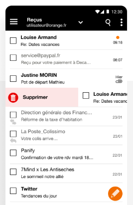 ORANGE MAIL