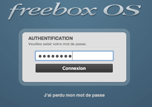 authentification freebox