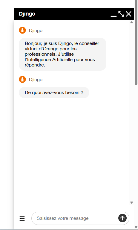 chat orange