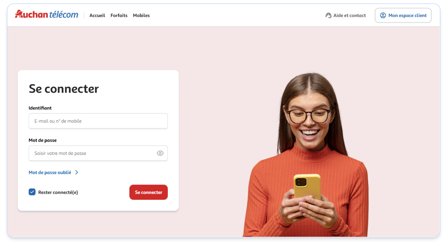 Connexion compte Auchan