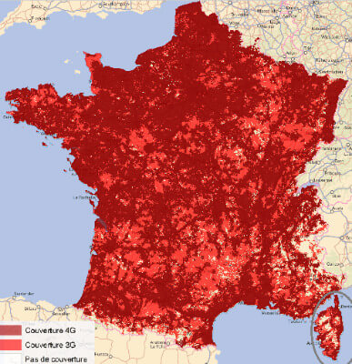 Réseau internet mobile de Coriolis