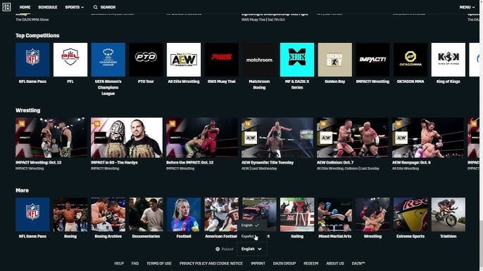 chaine dazn