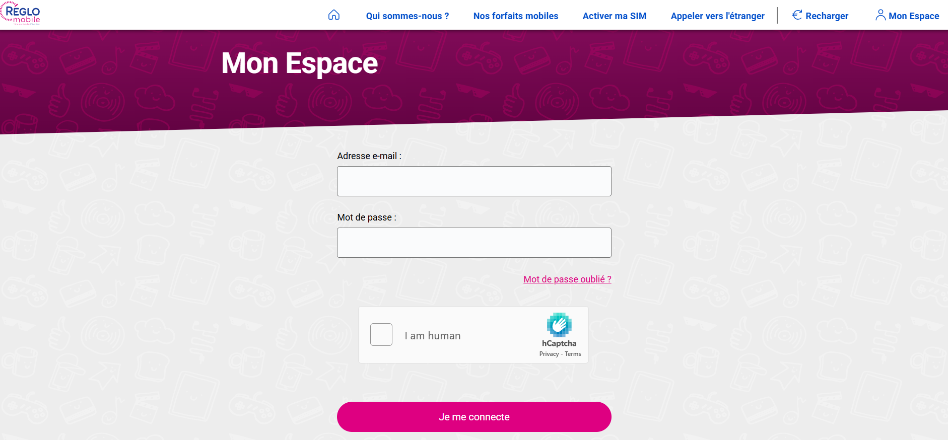 espace client reglo mobile