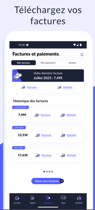 prixtel facture