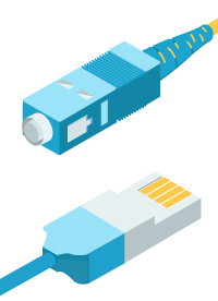 ADSL vers Fibre