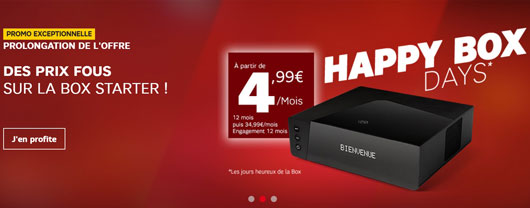 offre SFR box 5€