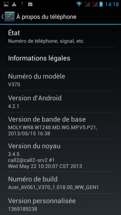 Version Firmware 4.2.1