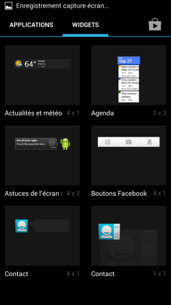 Widgets
