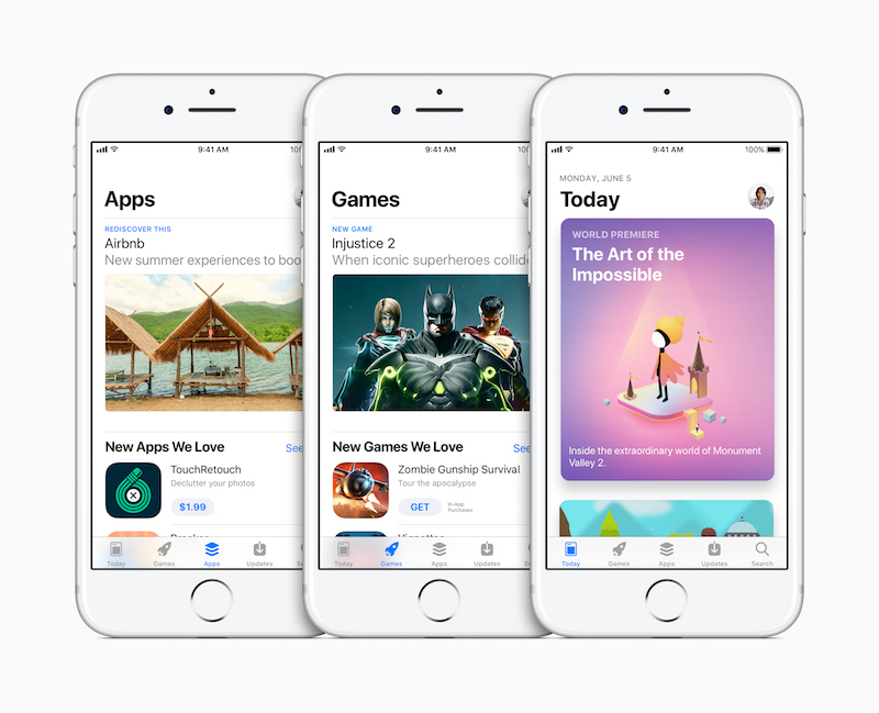 le nouvel App Store d'iOS 11