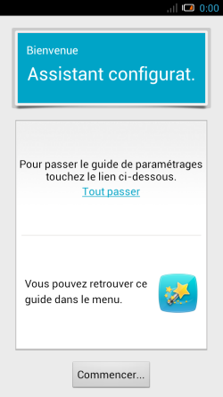 Assistant de configuration