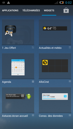 Widgets Bs 471 / Alcatel One Touch Idol