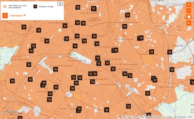 Couverture Fibre Orange à Paris