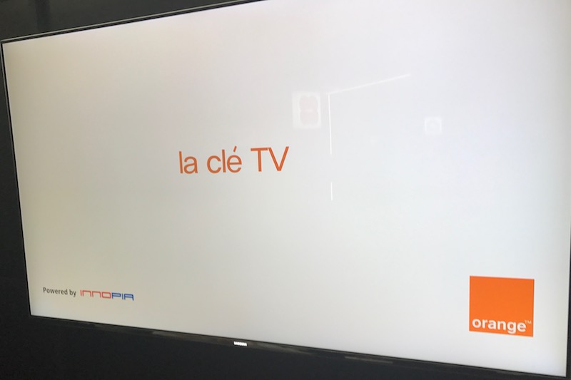 Interface Clé TV d'Orange