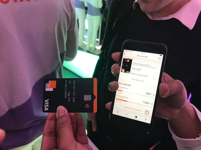 application et carte Orange Bank