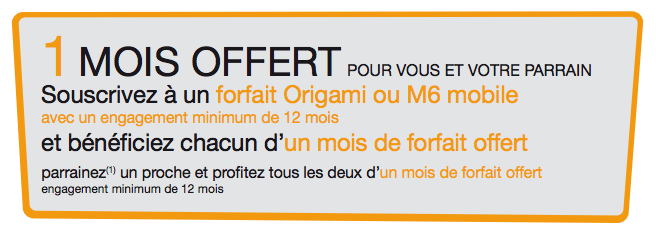 Parrainage Orange mobile