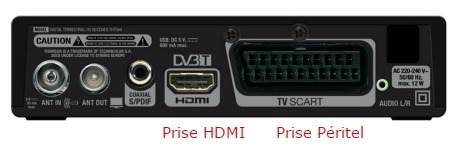 prise hdmi et peritel