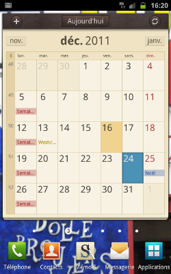 Calendrier S