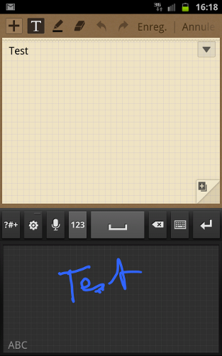 Test du S Pen avec Memo S