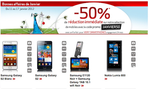 Virgin Mobile solde des smartphones