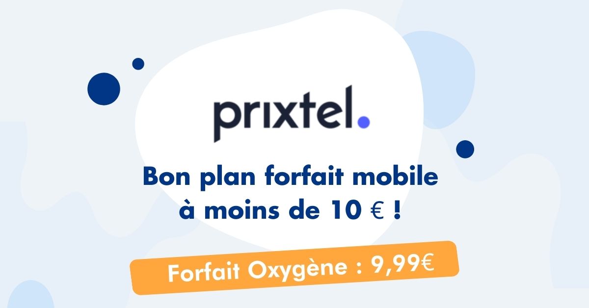 Forfait mobile Prixtel : offre Oxygene