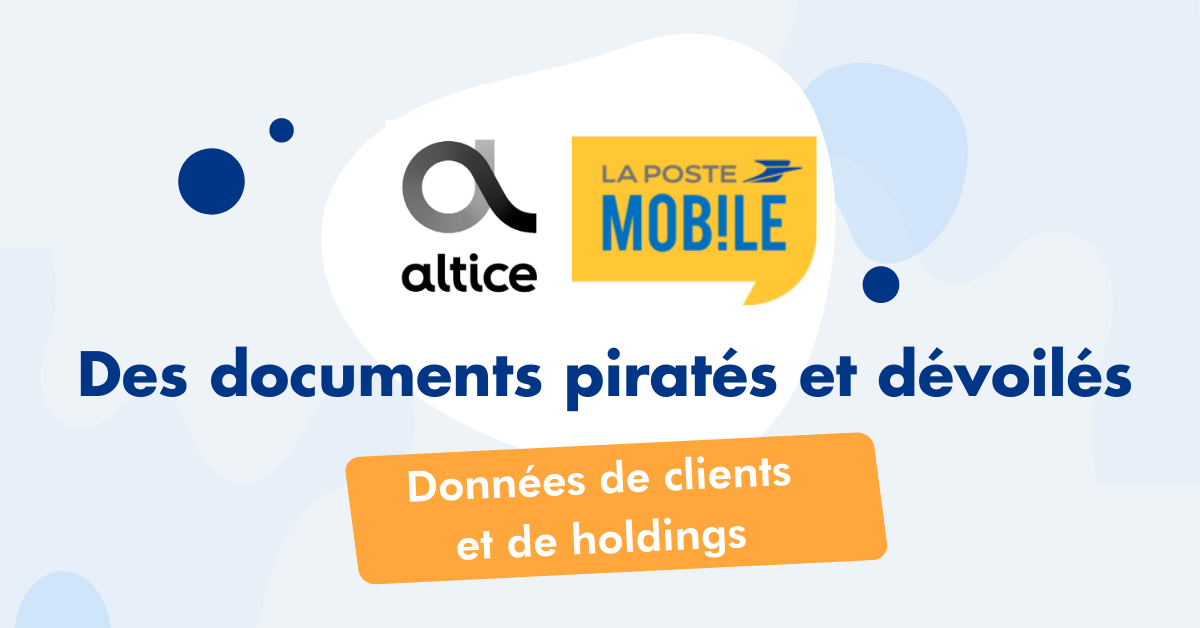 piratage altice et la poste mobile