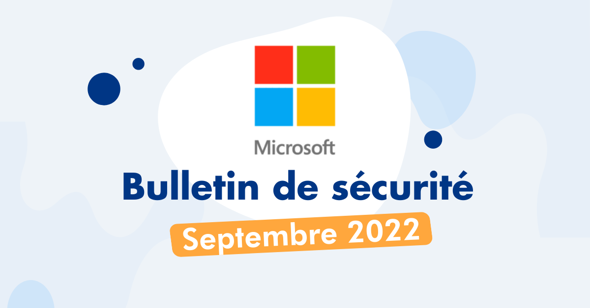 Bulletin de sécurité Microsoft