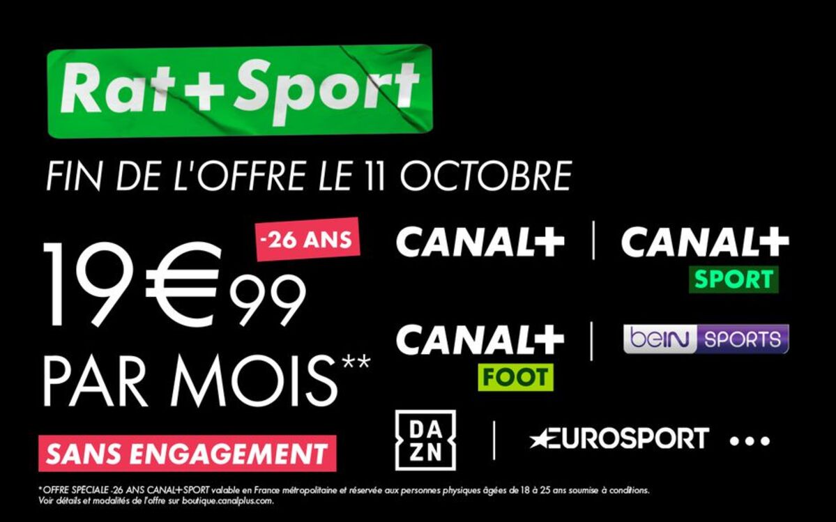 Ne Ratez Pas la Promo Rat+ sur Canal + : Dernier Jour pour Économiser !