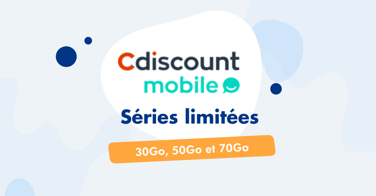 cdiscount série limitée mobile