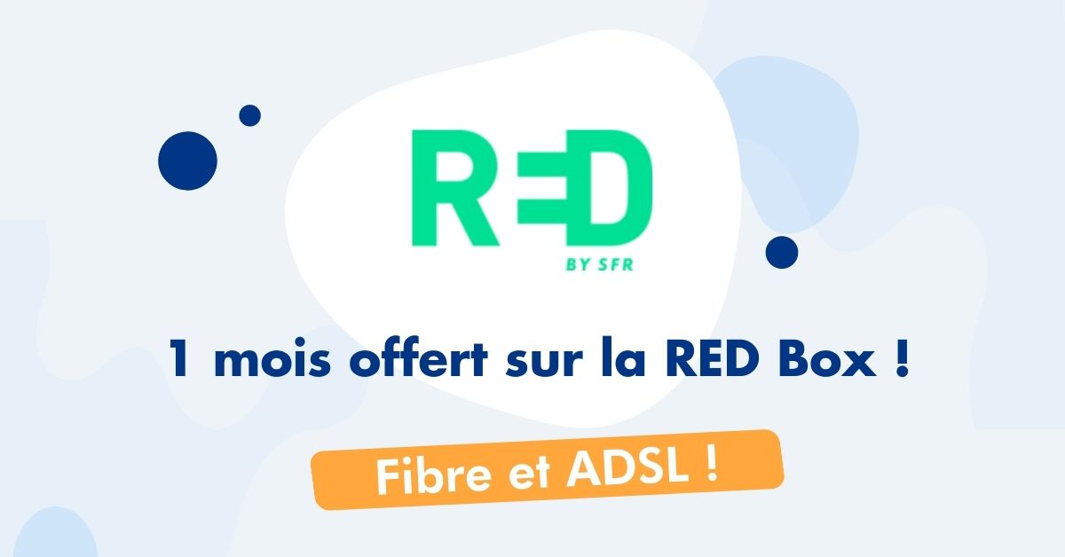 1 mois offert sur les forfaits Red Box !