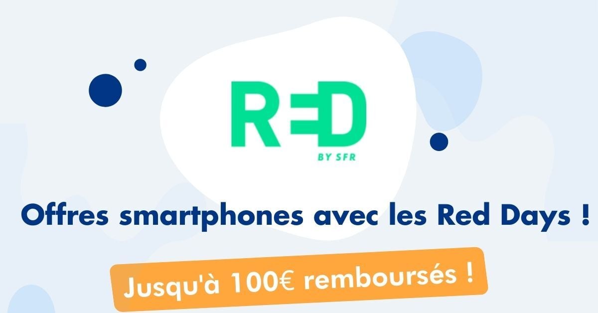 Offres smartphones Red Days 